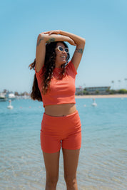 Rib Lounge Shorts - PUNCH