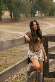 Cotton Baby Tee - Truffle
