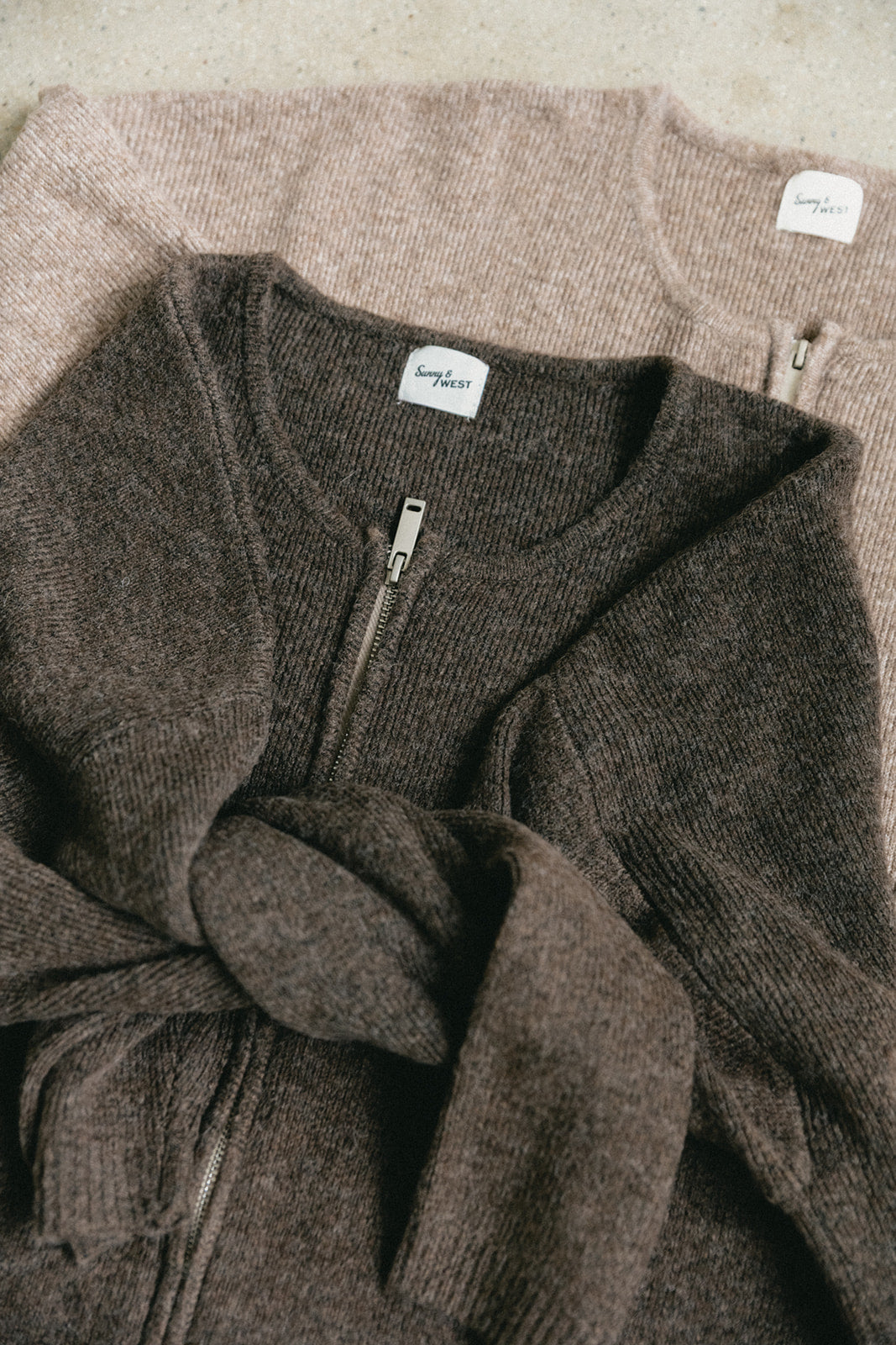 Knit Zip Sweater