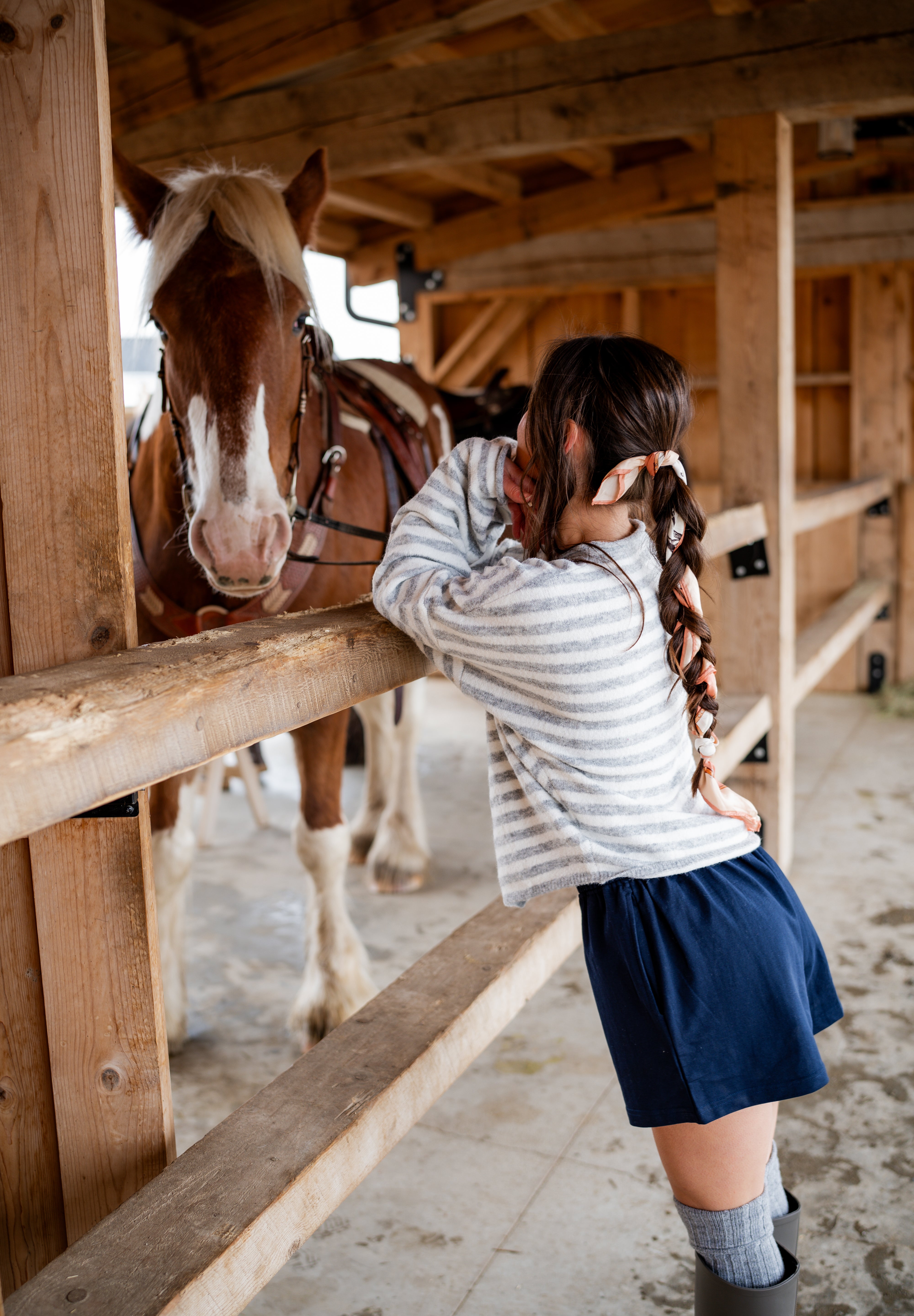 Soft Stripe Cardigan