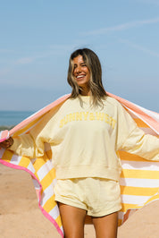 Two-Tone Layer Crew - Sundrop