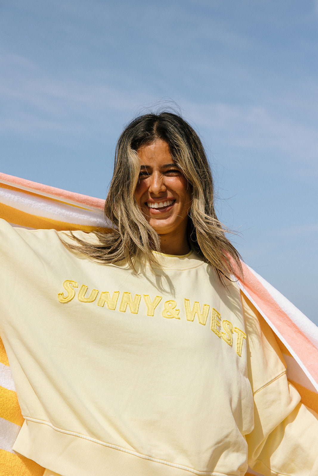 Two-Tone Layer Crew - Sundrop