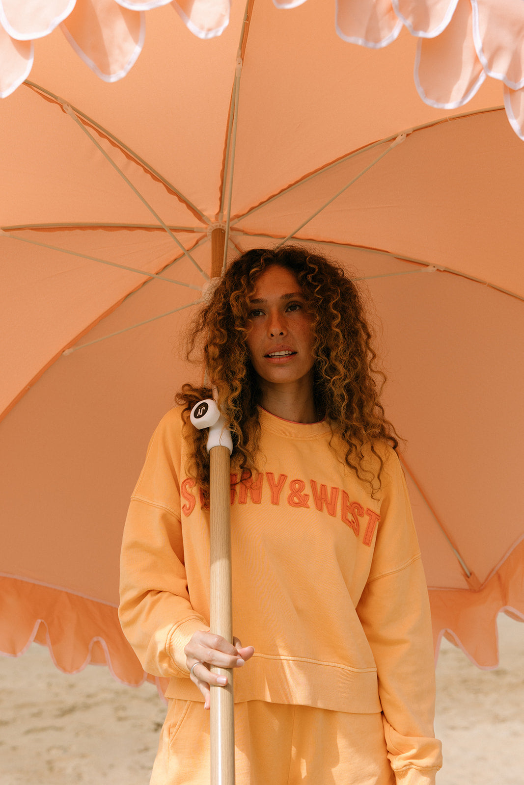 Two-Tone Layer Crew - Mango