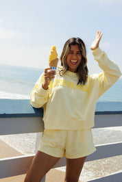 Two-Tone Layer Crew - Sundrop