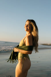 Sydney One Piece - Olive Shimmer