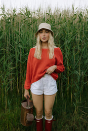Slouchy Sweater - Poppy