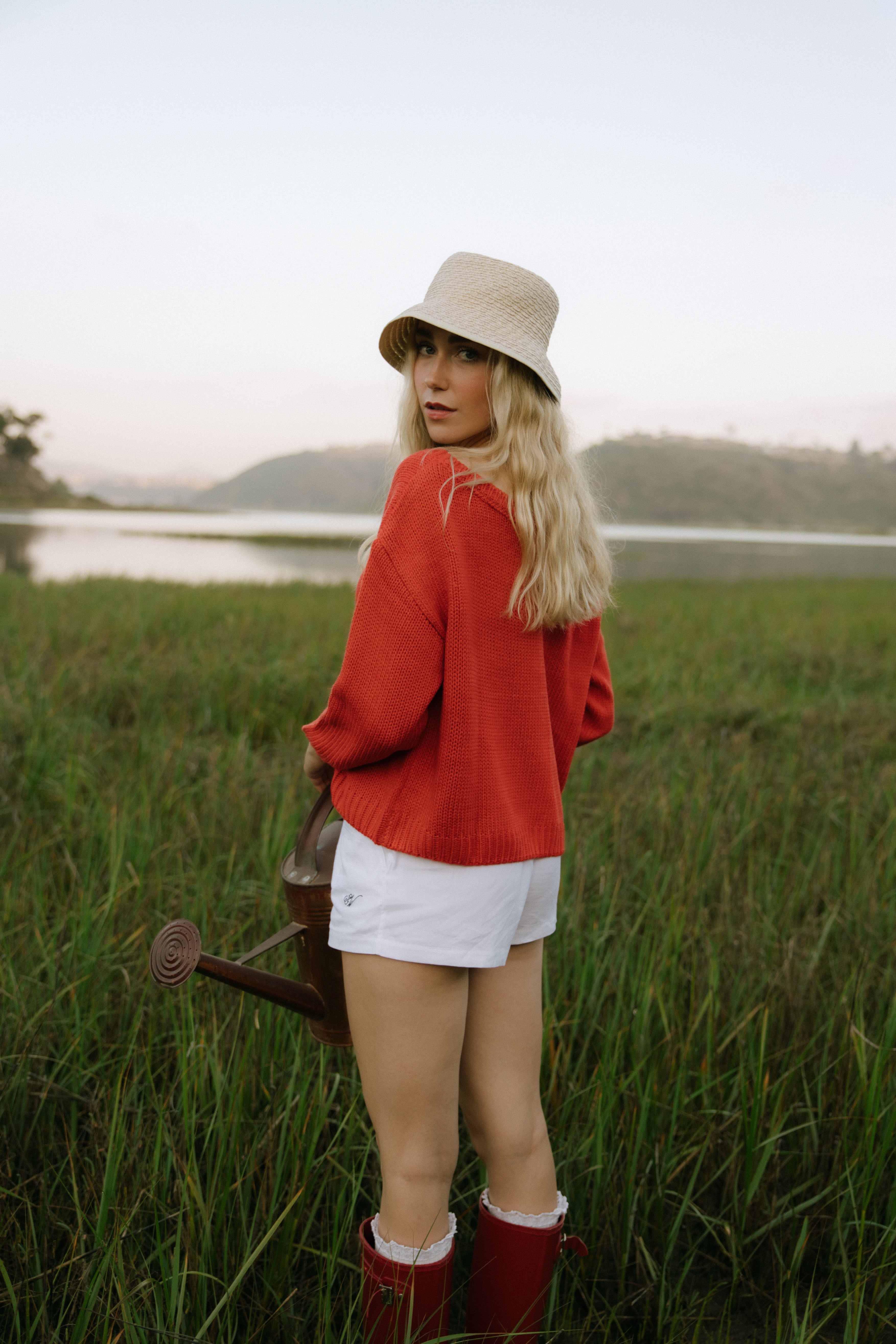 Slouchy Sweater - Poppy