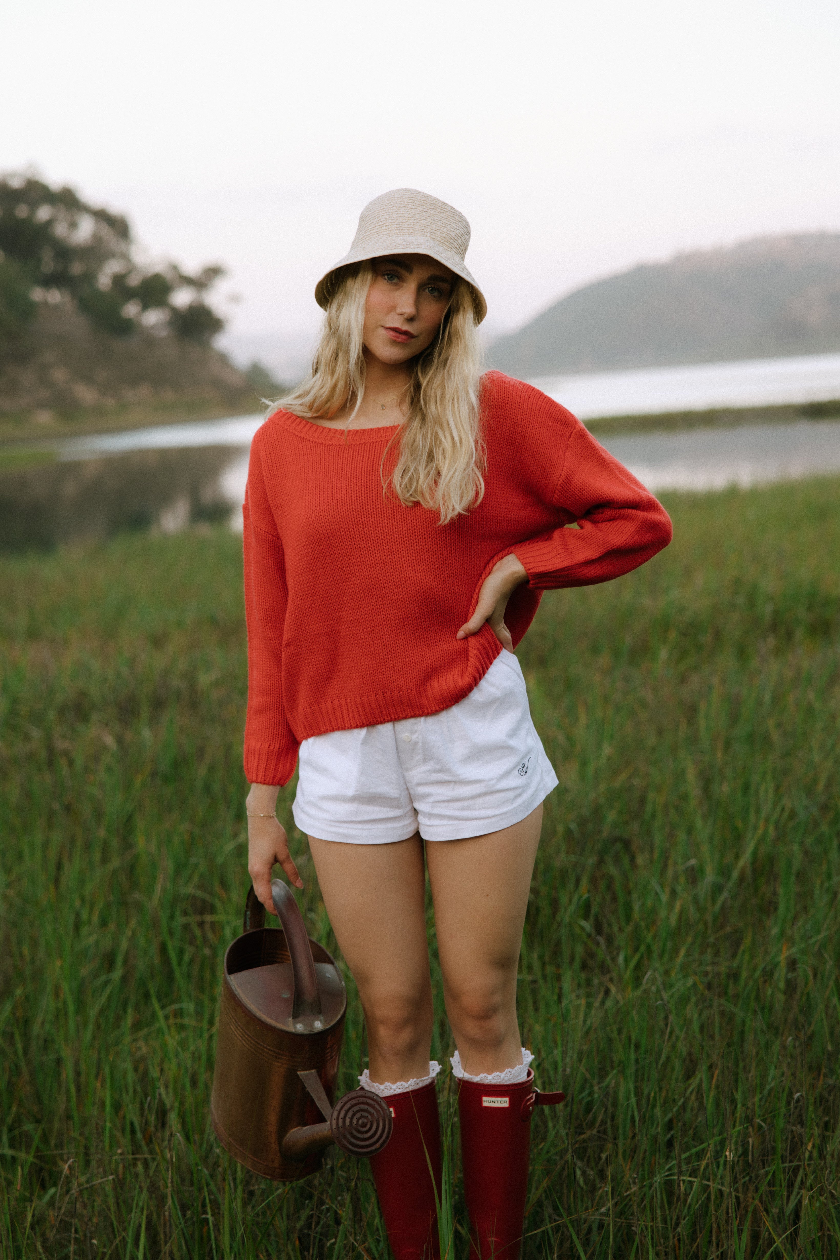 Slouchy Sweater - Poppy