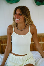 Pointelle Tank