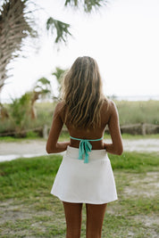 Fleece Skort - White