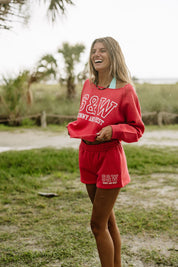 S&W Sweat Shorts - Dragonfruit